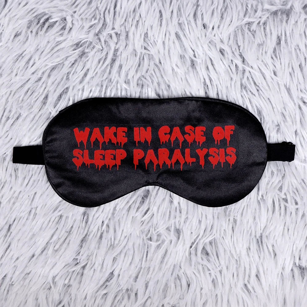 Spooky Gothic Witch Halloween Sleep Eye Mask | Party Gift Halloween Sleep Mask Peaceful Pleasures Health and Wellness DEye Masks 1PCS 12X23cm