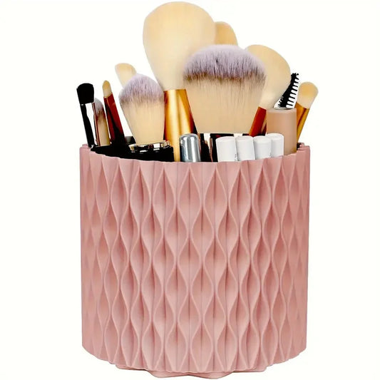 360° Rotating Makeup Brush Holder & Desktop Organizer | RUNTOIN Makeup Brush Organizer Peaceful Pleasures Health and Wellness W-SNT-PK