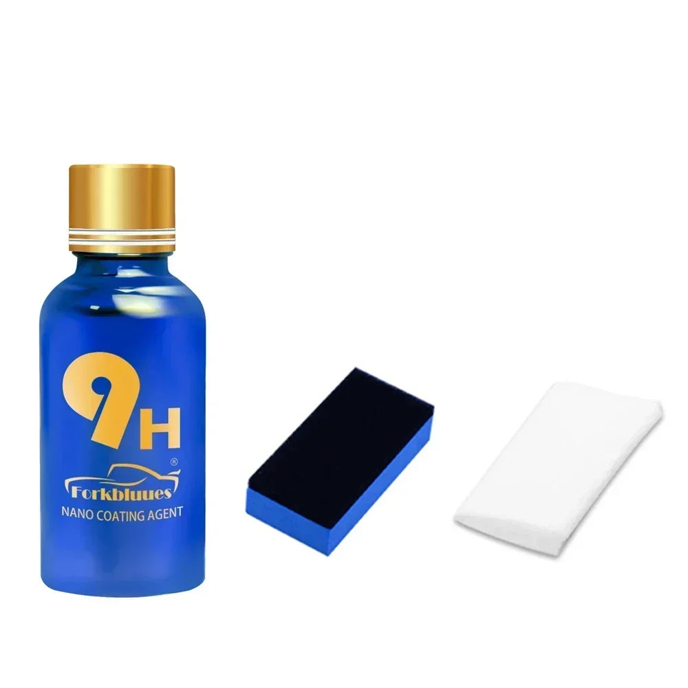 9H Car Oxidation Liquid Ceramic Coat Super Hydrophobic Glass Coating Set Polysiloxane and Nano Materials Care Multicolor Peaceful Pleasures Health and Wellness C