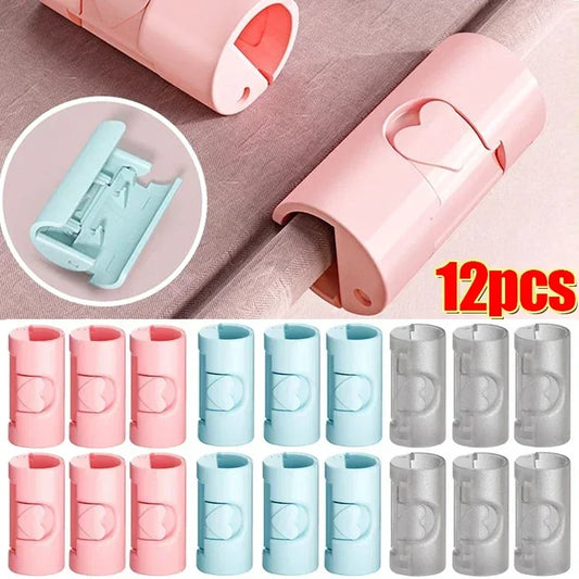 12-Pack Anti-Slip Bed Sheet Holder Clips | Mattress Gripper Bedding Sheet Clips Peaceful Pleasures Health and Wellness