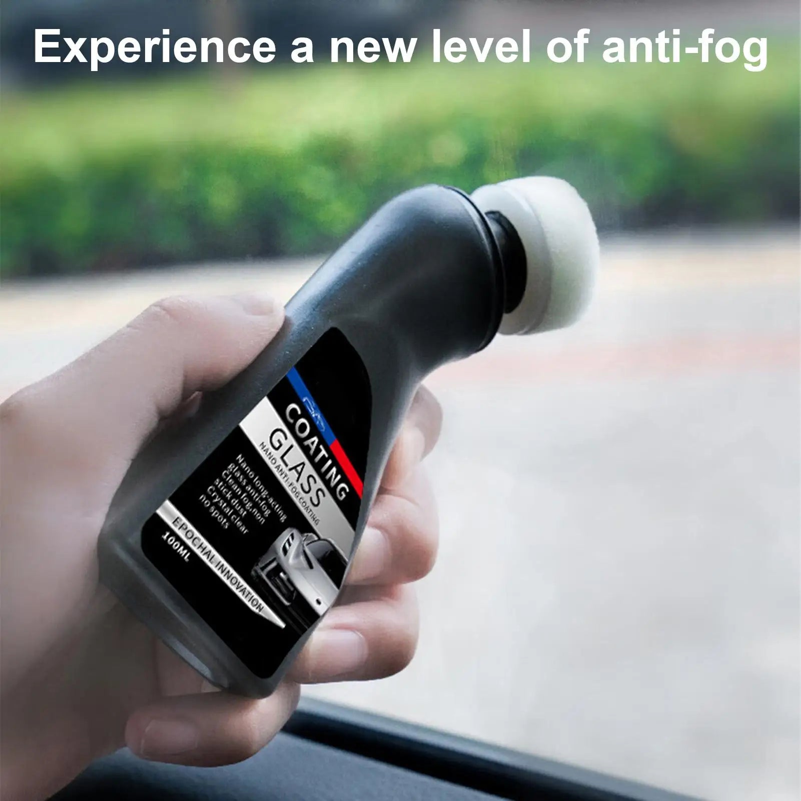 100ml Windshield Hydrophobic & Anti-Fog Spray Long-Lasting Clear Vision Coating, Water Repellent For Car Windows, Mirror & Glass Peaceful Pleasures Health and Wellness