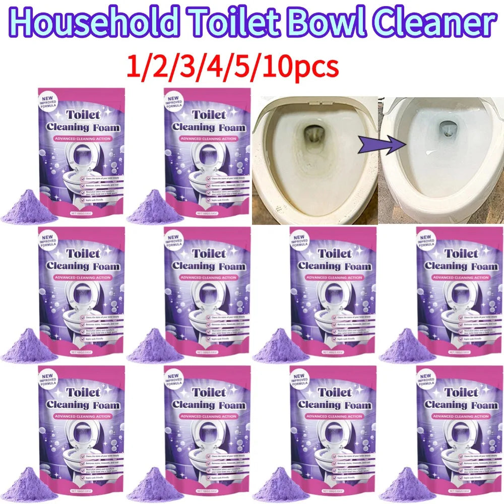 Efficient Toilet Bowl Cleaner Powder Foam for Deep Cleaning Peaceful Pleasures Health and Wellness