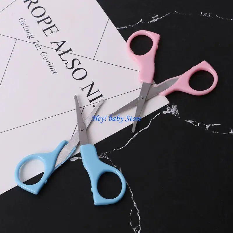 Baby Round Tip Safety Scissors – Stainless Nail Trimmer