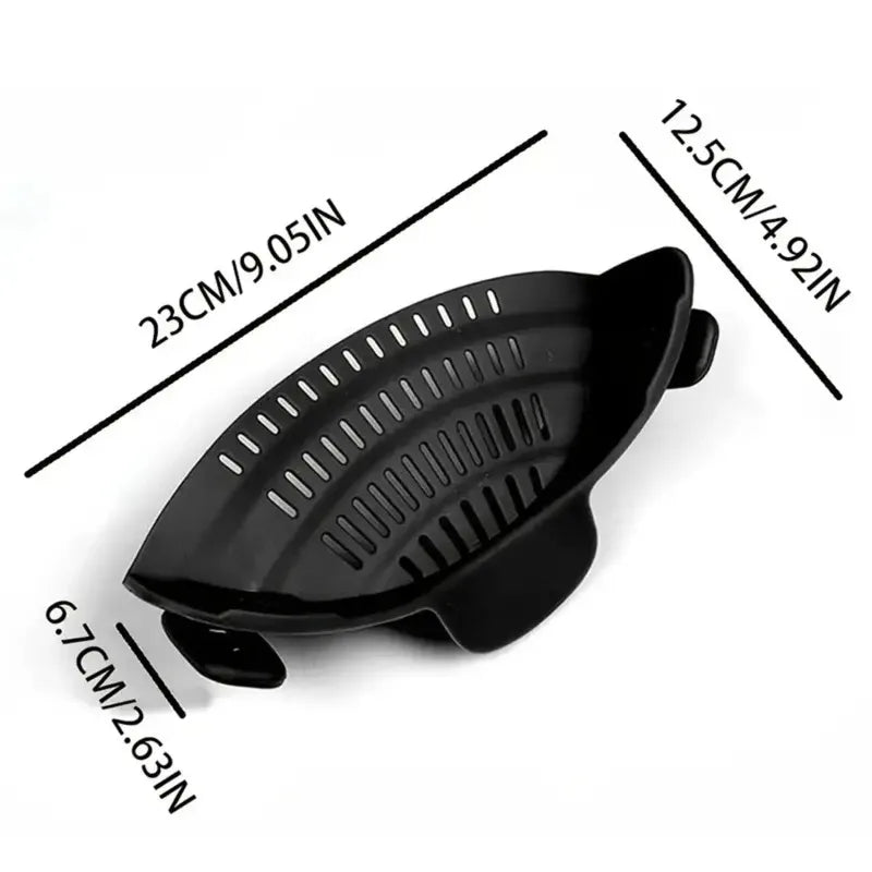 Adjustable Clip-On Pot Strainer | Stainless Steel Kitchen Drain Clip-On Pot Strainer Peaceful Pleasures Health and Wellness
