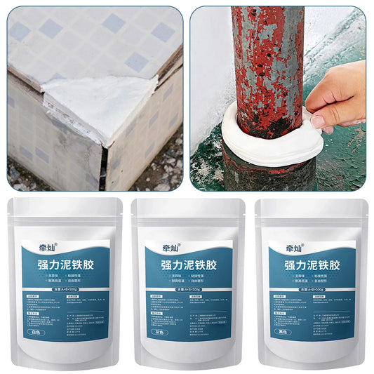 Strong Clay Iron Adhesive,High-Strength Multi-Purpose Repair Clay,Repairing Blocked Holes Shaping Adhesive,For All Cracks Holes Peaceful Pleasures Health and Wellness