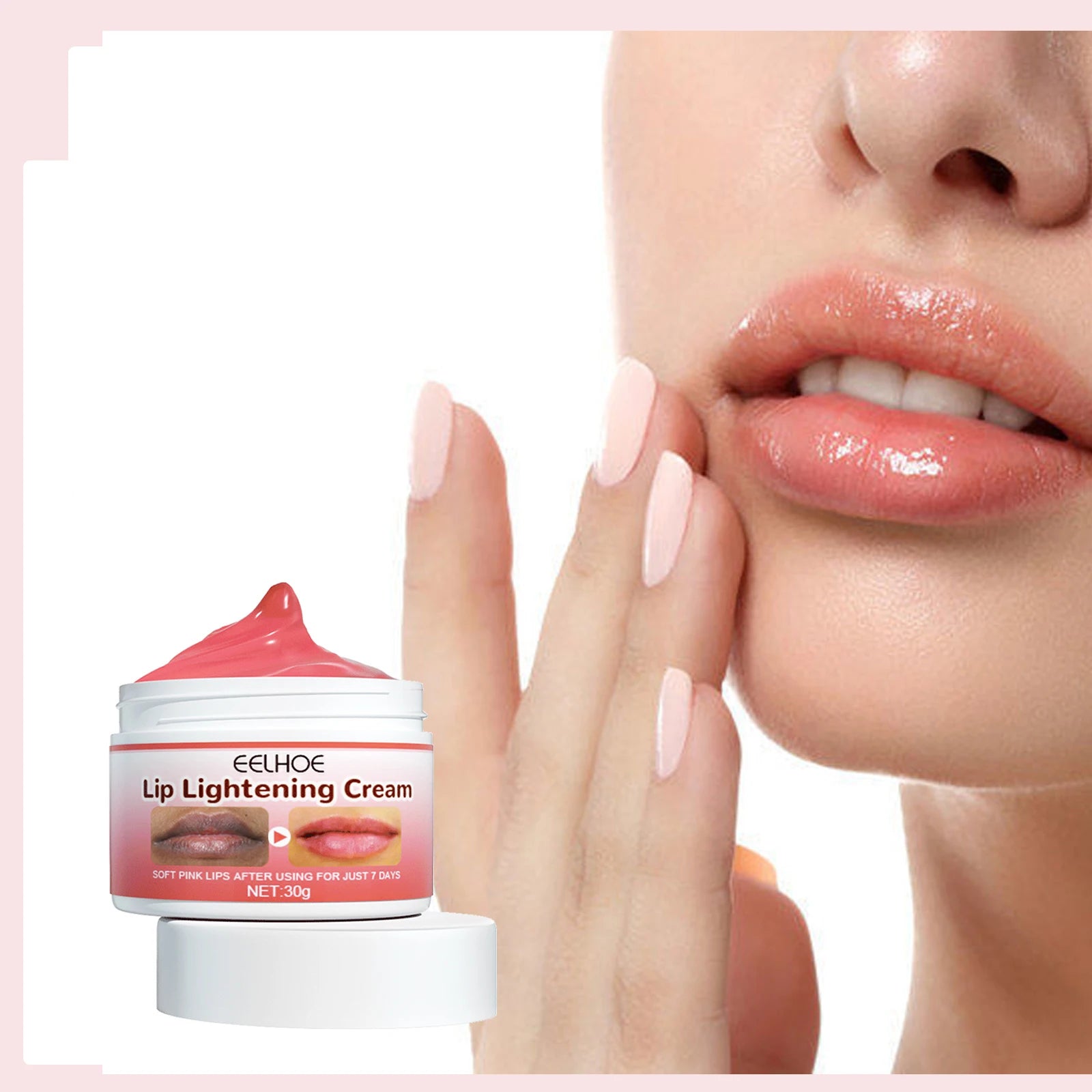 Eelhoe Lip Brightening Balm – Dark Pigment & Moisture Cream 30g Lip Brightening Balm Peaceful Pleasures Health and Wellness