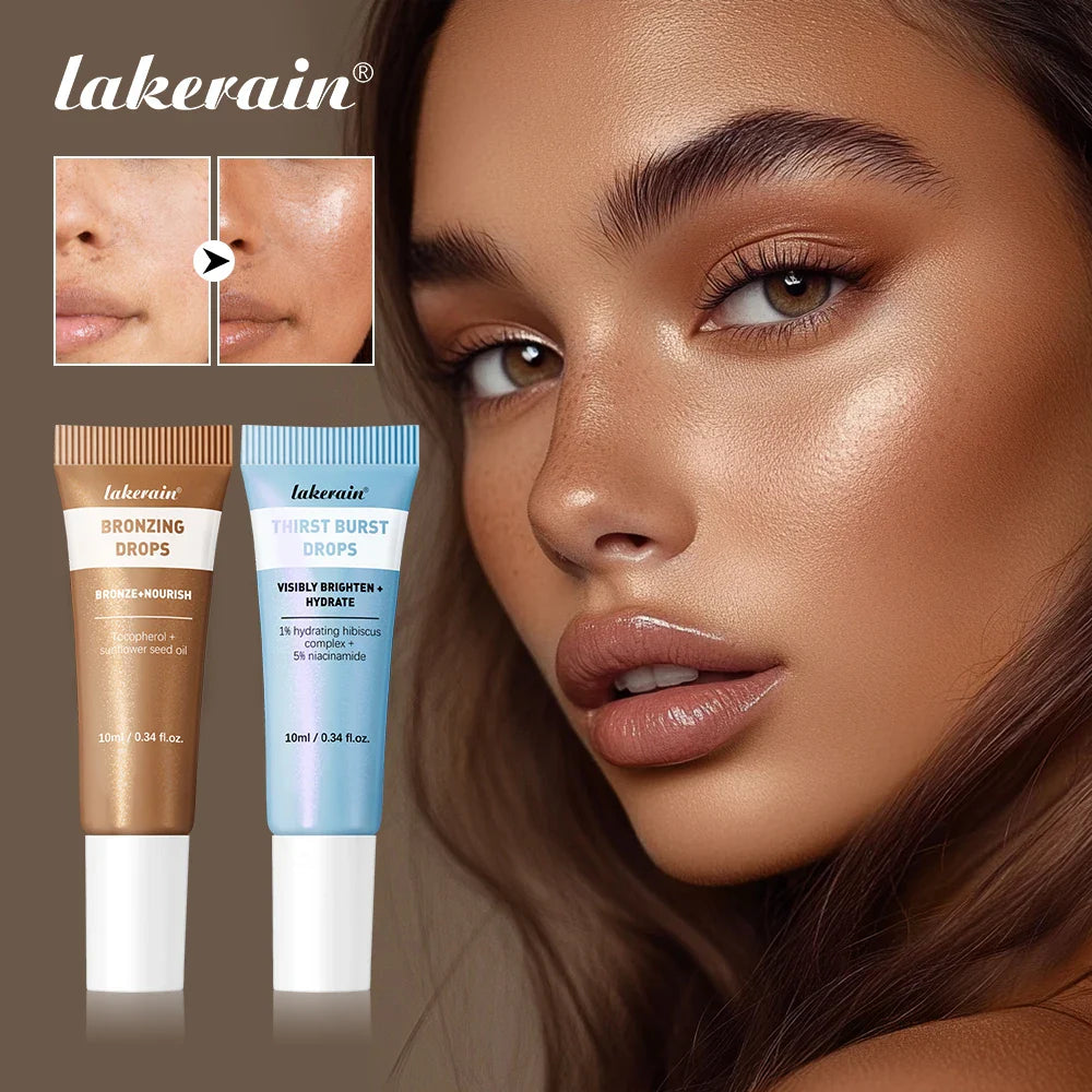 Lakerain Glow & Bronze Serum Travel Kit – Brighten & Hydrate