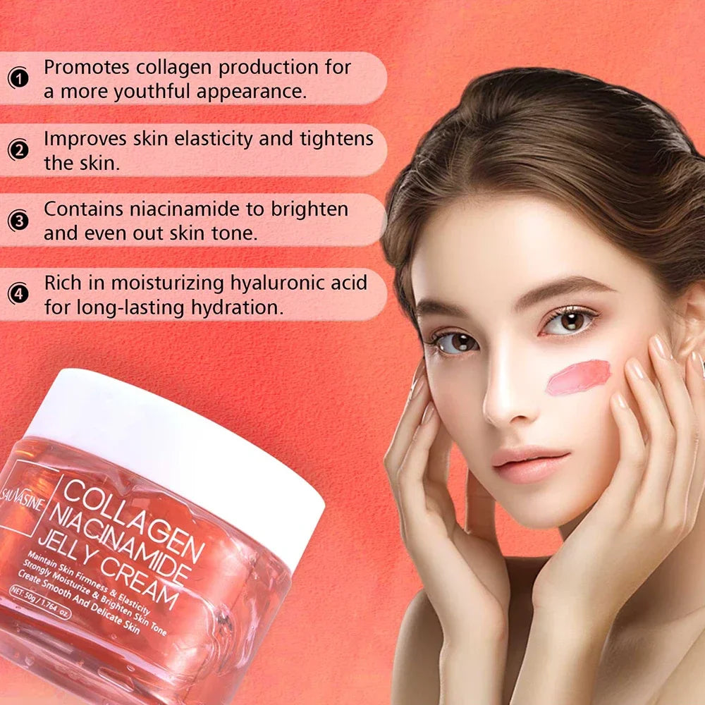 SAUVASINE Collagen Jelly Cream – Niacinamide & Hyaluronic Acid
