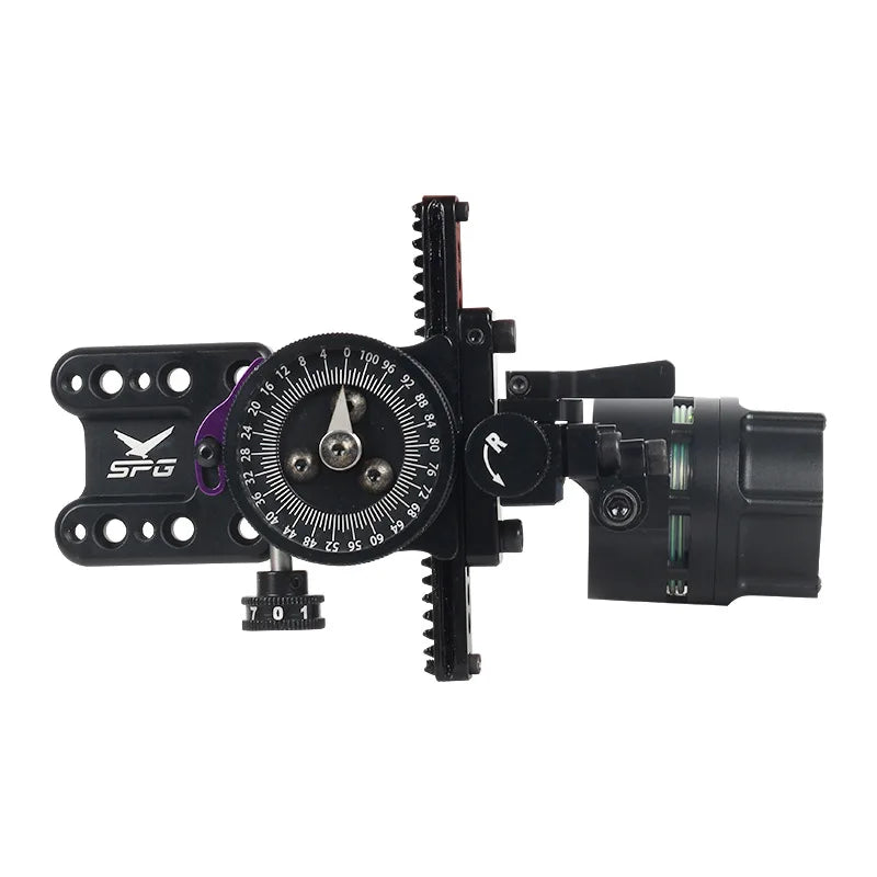 Compound Bow Sight Single Pin Scope Hunting Shooting Archery
