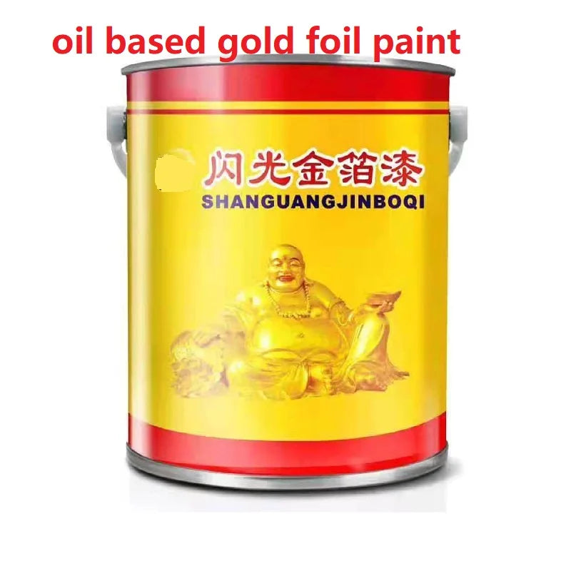 Gold Paint Water-based Bronzing Paint For Wood Gold Statue Furniture Gold Paint Safe Non-toxic Gold Foil Paint Decor Peaceful Pleasures Health and Wellness A