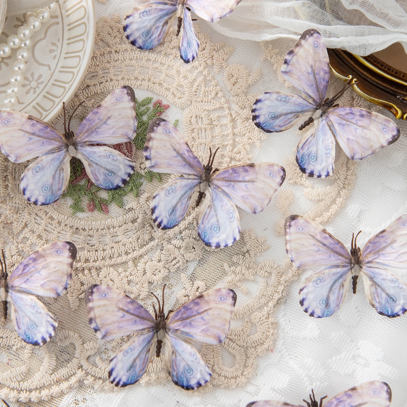 Artificial Fluorescent Butterfly Decorations 20/40 PCS – DIY