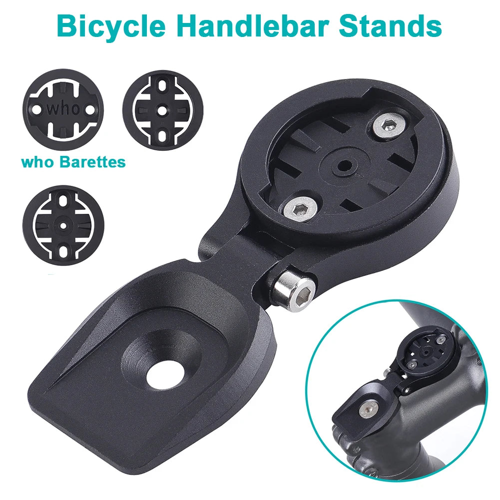 Bike Computer Mount Adjustable Bicycle Computer Stem Mount Holder Aluminum Alloy Bicycle Computer Holder for Garmin/Bryton/Wahoo Peaceful Pleasures Health and Wellness