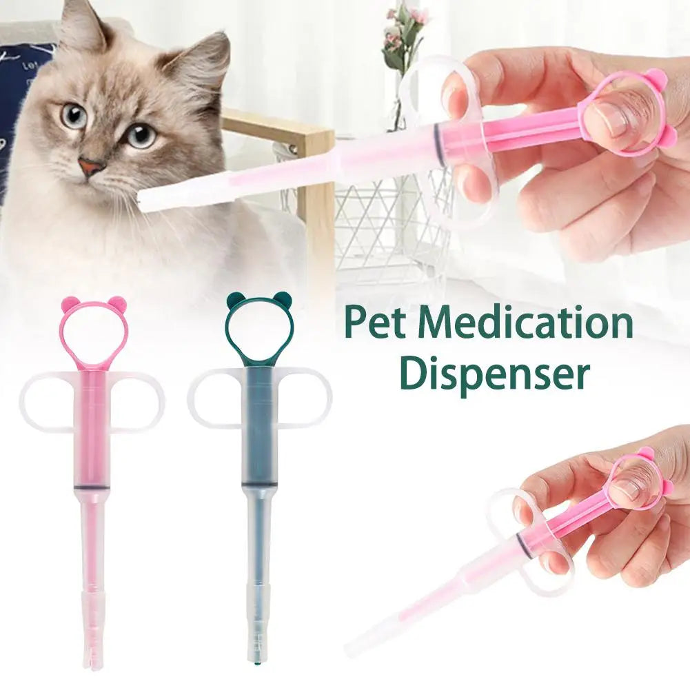 Pet Oral Medication Syringe Dispenser for Cats & Dogs