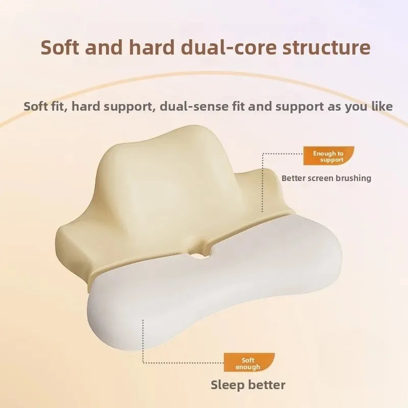 Multi Functional Wedge-shaped Pillow Mobile Phone Pillow Cervical Protection Pillow Nap Pillow Headboard Cushion Massage Peaceful Pleasures Health and Wellness
