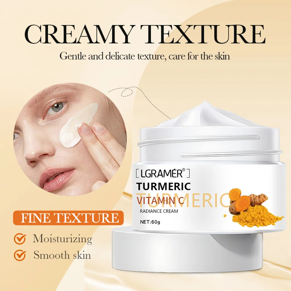 Turmeric Brightening Face & Body Cream with Collagen Peaceful Pleasures Health and Wellness