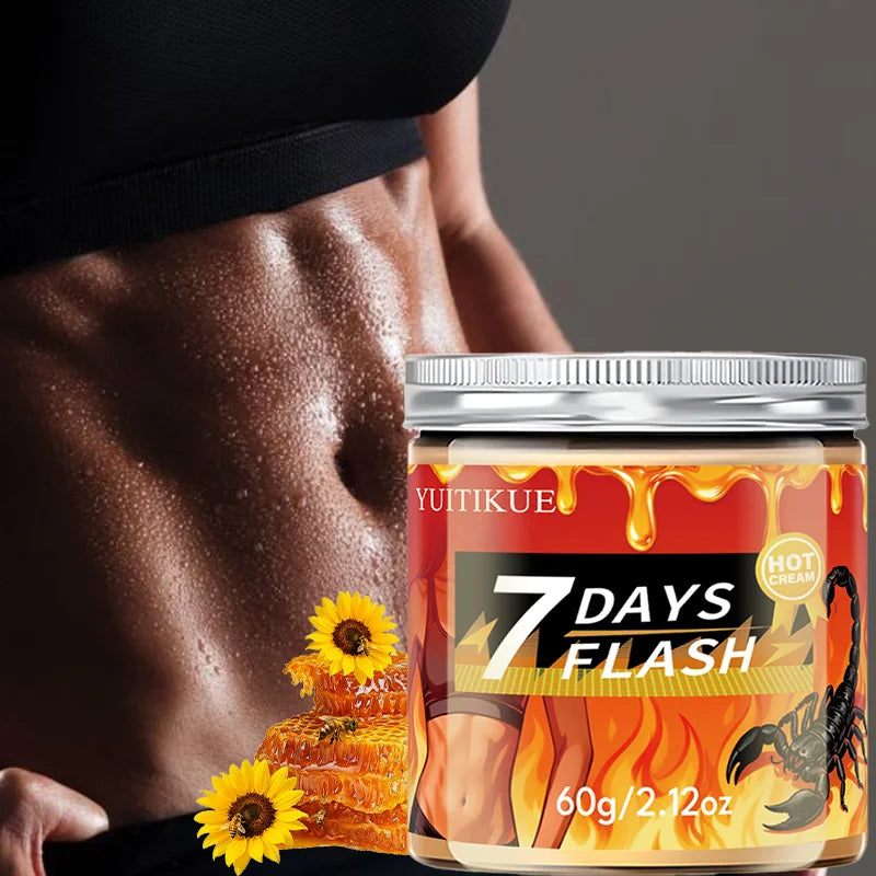 Yuitikue 7 Days Flash Hot Cream, 60g Advanced Hot Massage Cream for Hydrating, Moisturizing & Firming Body Care Peaceful Pleasures Health and Wellness