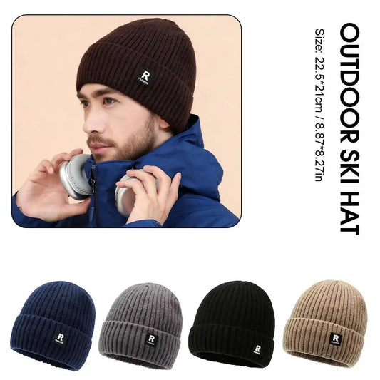 Soft Knit Beanie Hat for Men And Women Casual Winter Beanies Fashionable Knitted Headwear Winter Caps Peaceful Pleasures Health and Wellness