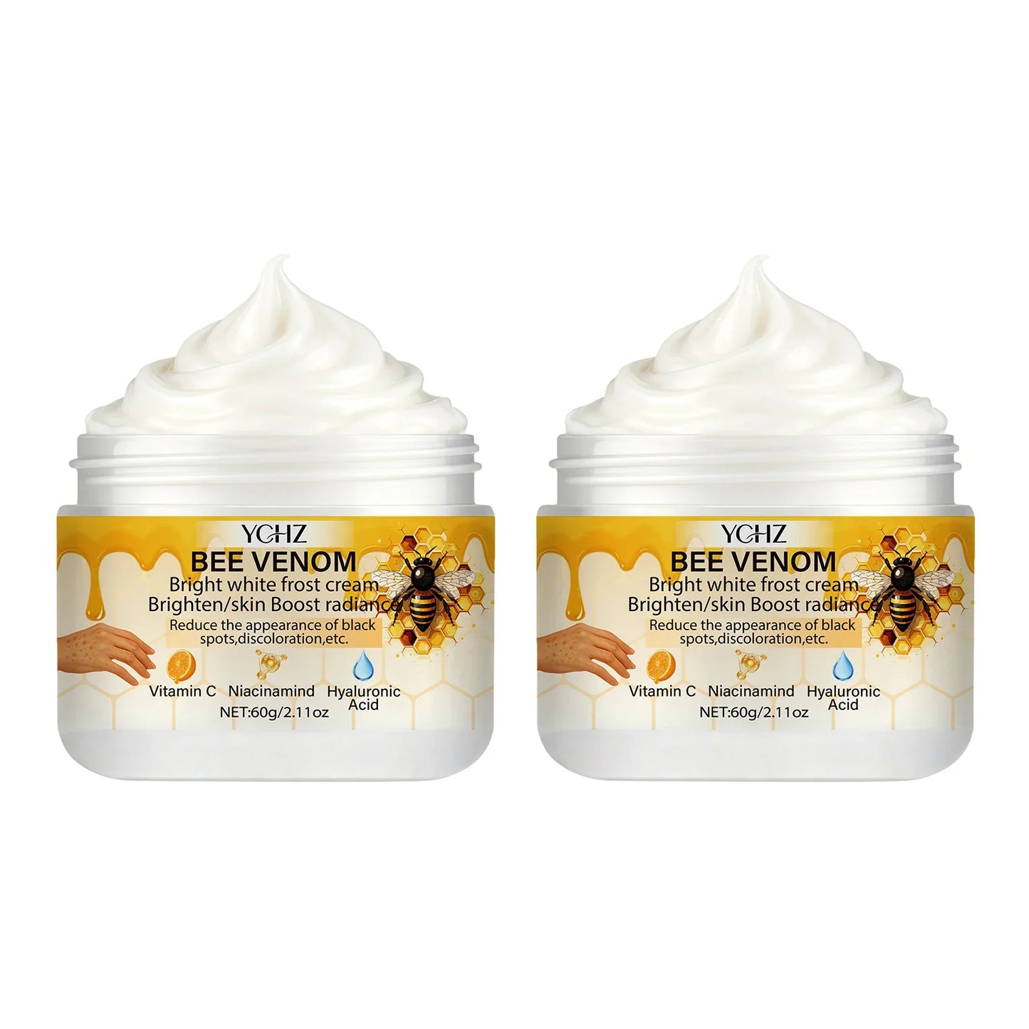 YCHZ Bee Venom Brightening Moisturizing Cream 60g – Unisex
