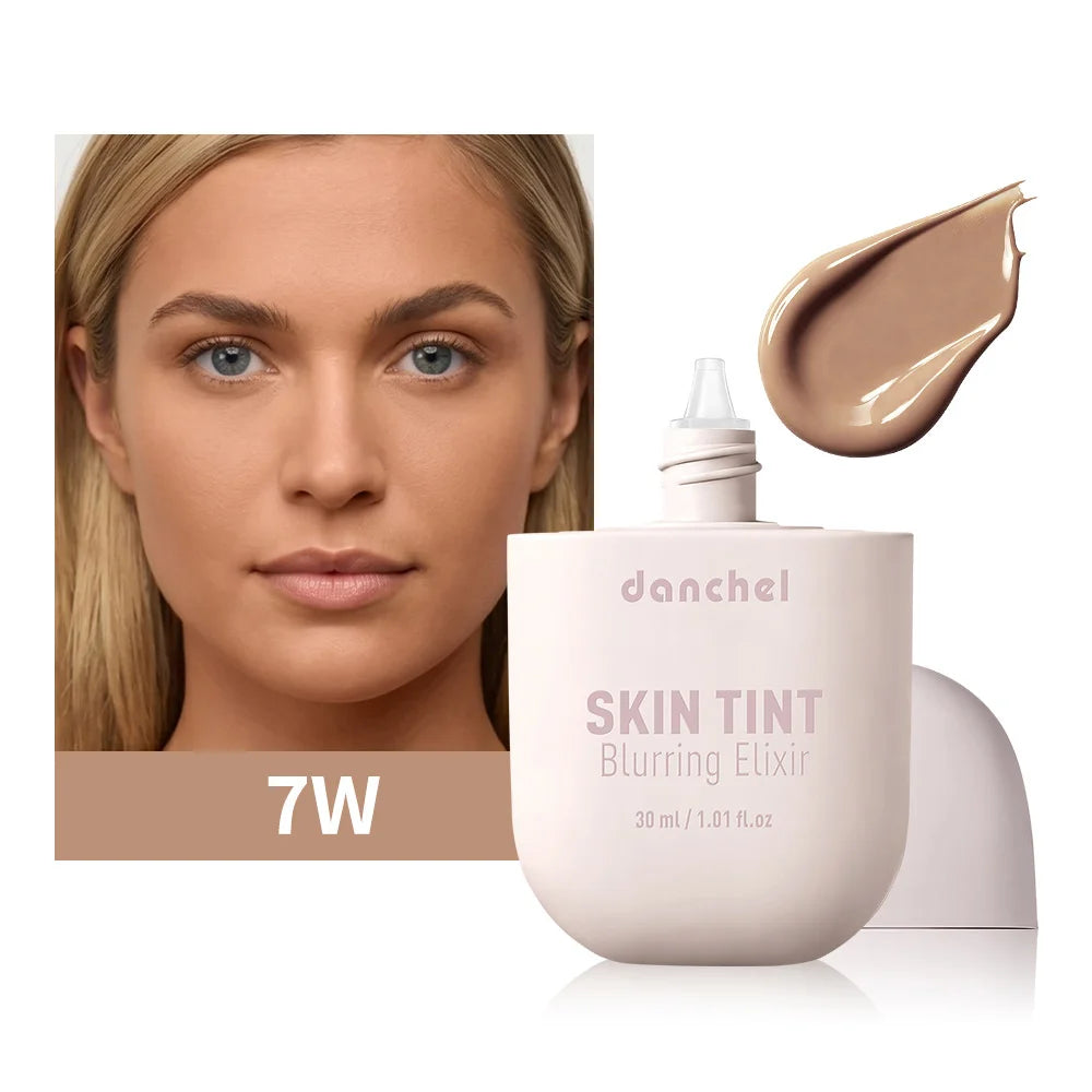 Skin Tint Blurring Elixir Foundation 24 Colors Concealer Blur Pores Fine Lines Long Lasting Hydrating Makeup For All Skin Tone Peaceful Pleasures Health and Wellness 16 7W