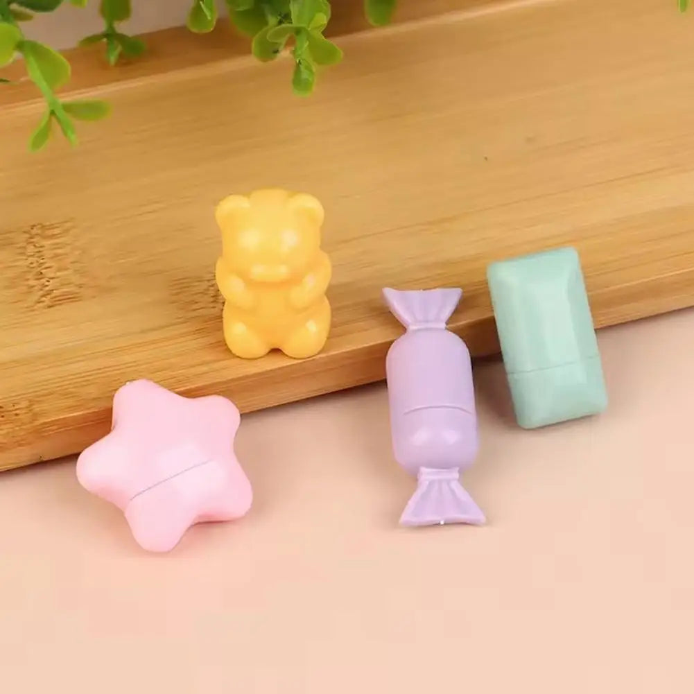 Cute Bear Mini Silicone Lip Brush – Angled Concealer & Gloss
