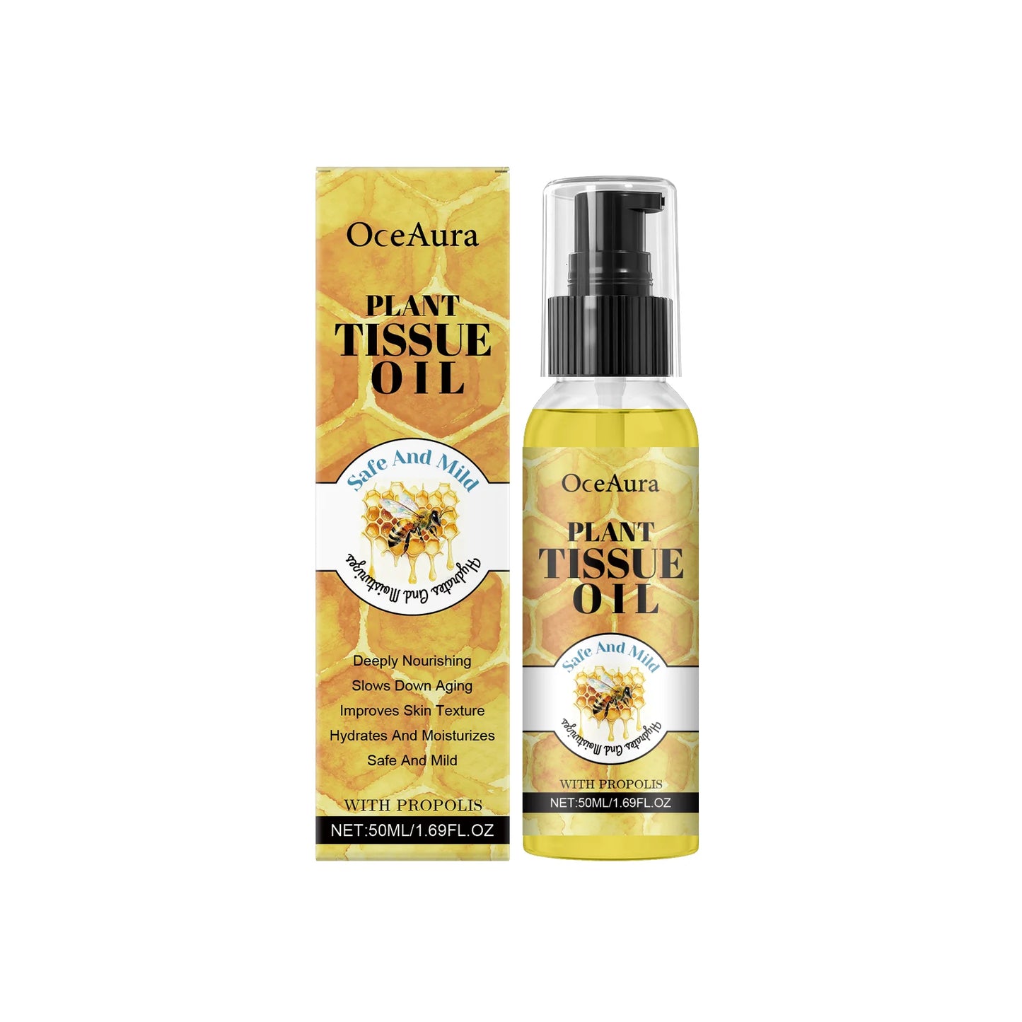 OceAura Honey Body Oil – Moisturizing, Brightening & Skin Repair