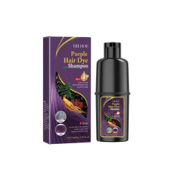 Black Hair Dye Shampoo (Silver Gray) Gentle and Non-Irritating, Moisturizes Scalp, Easy Color Change Hair Shampoo Peaceful Pleasures Health and Wellness 06