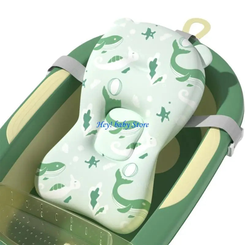 Infant Bath Mat – Ergonomic Baby Bathing Cushion Pad (7–24M)