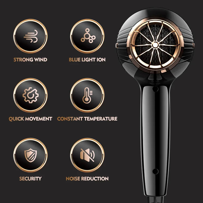 2025 High-Speed Hair Dryers, High-Power, Fast Drying, Silent, Cold And Hot Constant Temperature Household Hair Dryers Peaceful Pleasures Health and Wellness