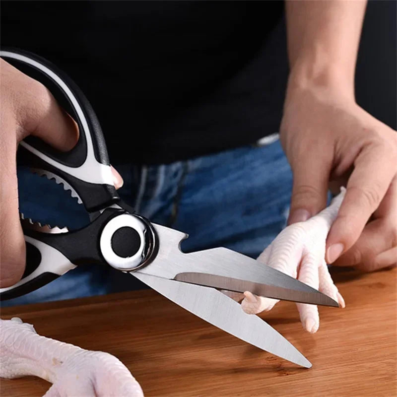 Stainless Steel Multifunctional Kitchen Scissors & Meat Shears Kitchen Shears Peaceful Pleasures Health and Wellness