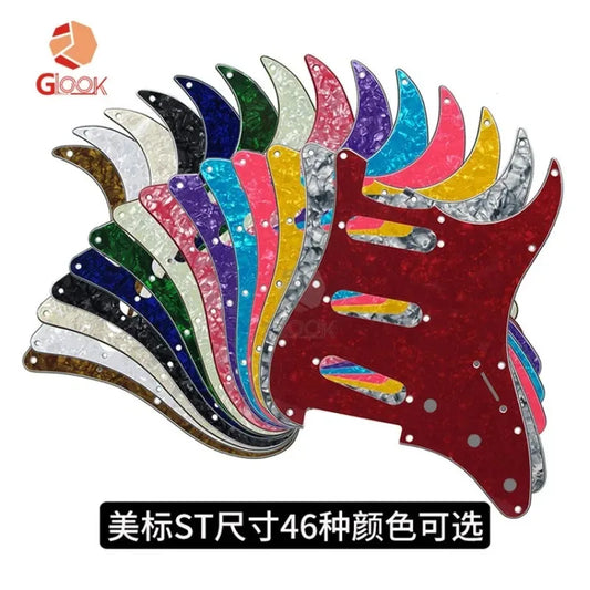 11 Nail Electric Guitar Guard ST SQ Panel Hole Single SSS Meffen Peaceful Pleasures Health and Wellness
