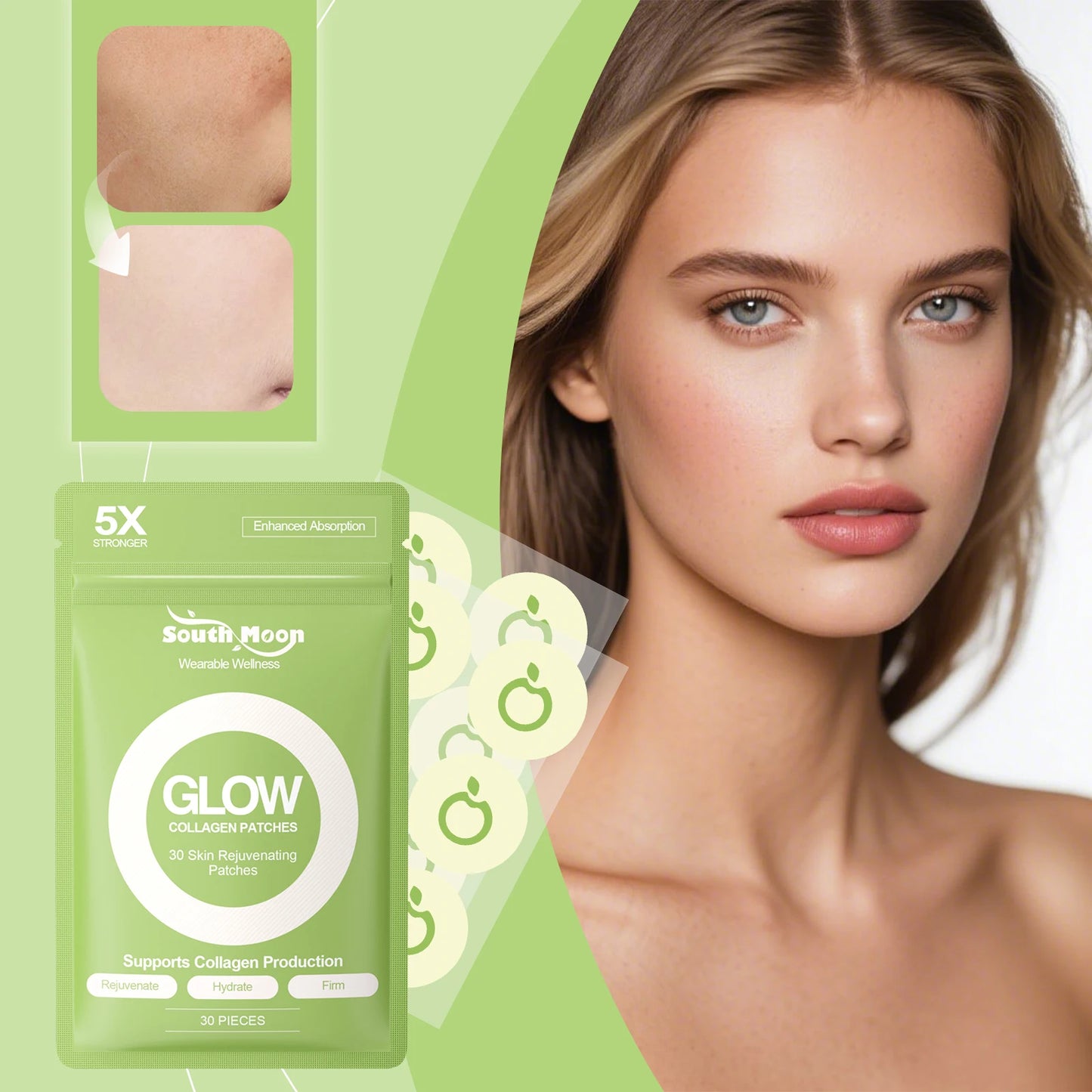 Collagen Moisturizing Arm Patches – Hydrating Skin Care