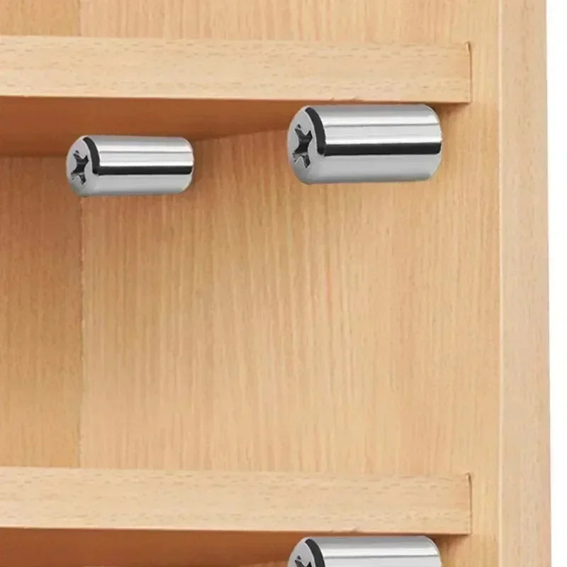 Self-Tapping Screw Shelf Partition Bracket Set | 10/15/25 Pcs