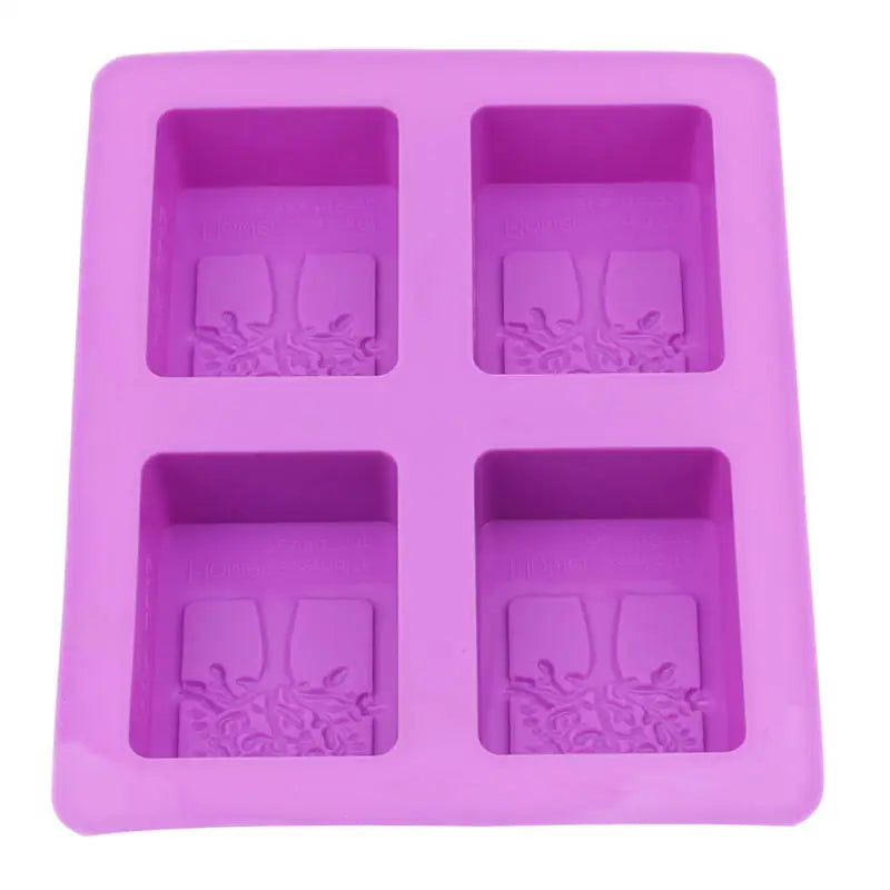 Tree Shape Silicone Mold 4 Cavity Soap Chocolate Candy Baking Mold for DIY Crafts Cake Decor Resin Molding Tools Peaceful Pleasures Health and Wellness