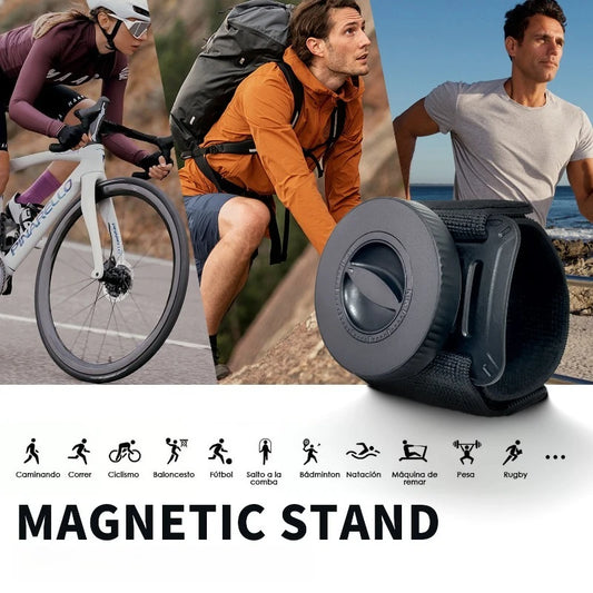 Magnetic Phone Holder Armband Wrist Strap | Sports Mount Sports Phone Armband Peaceful Pleasures Health and Wellness