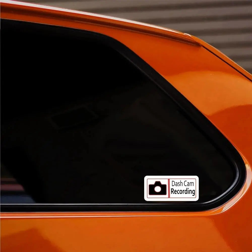 2pcs 4inch Recording in Progress Sticker Waterproof Vinyl Decal for Car, Home & Office Peaceful Pleasures Health and Wellness