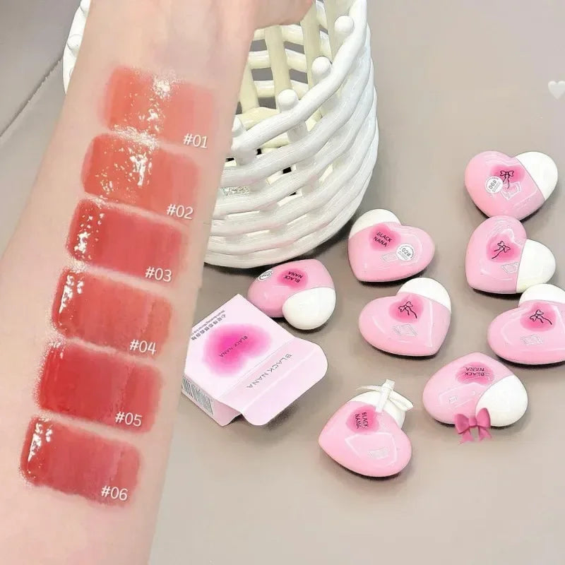 Heart-Shaped Jelly Lip Gloss | Hydrating Mirror Shine Tint