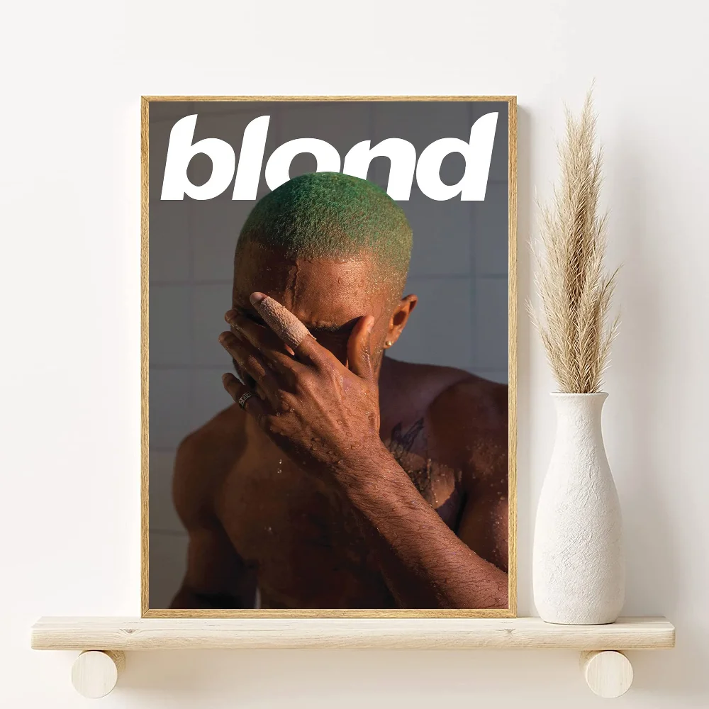 A-Frank_Ocean Poster HD art sticky wall waterproof home living room bedroom bar aesthetic decoration Peaceful Pleasures Health and Wellness z1 40X50cmNoframe