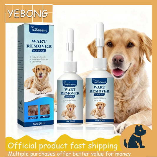 YEGBONG Pet Wart Remover – Dog & Cat Skin Tag Treatment 20ml Pet Wart Remover Peaceful Pleasures Health and Wellness Default Title