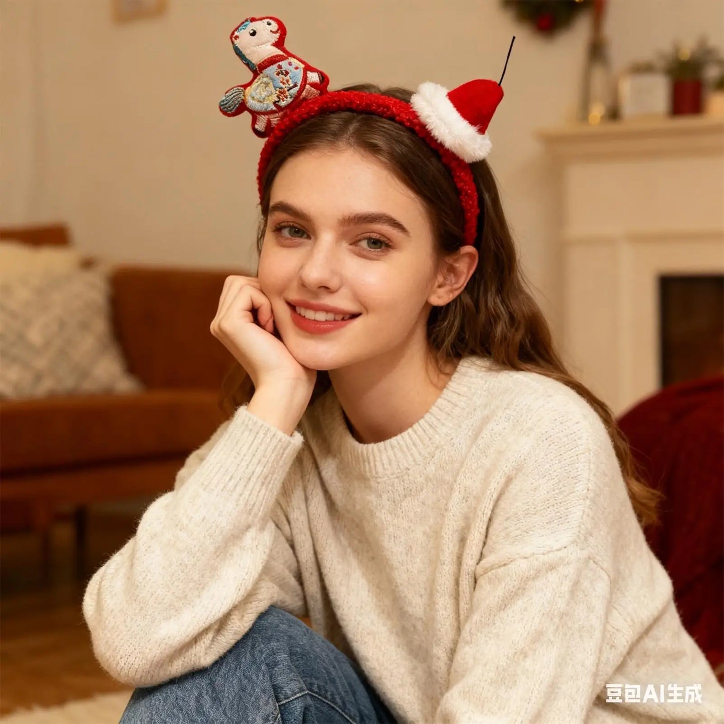Plush Horse Headband – Cartoon Pony Party Hair Hoop