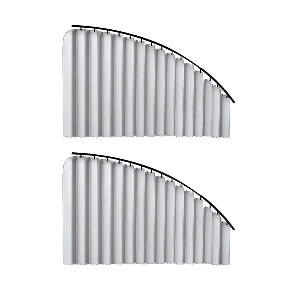 Car Window Sun Shade - Automatic Telescopic Curtain Set Peaceful Pleasures Health and Wellness Gray Front 2Pcs