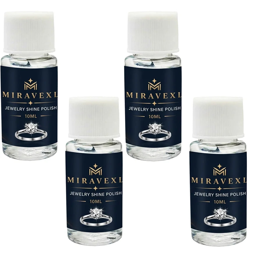 MIRAVEXL Gold & Silver Jewelry Cleaner Polish Solution 10ml