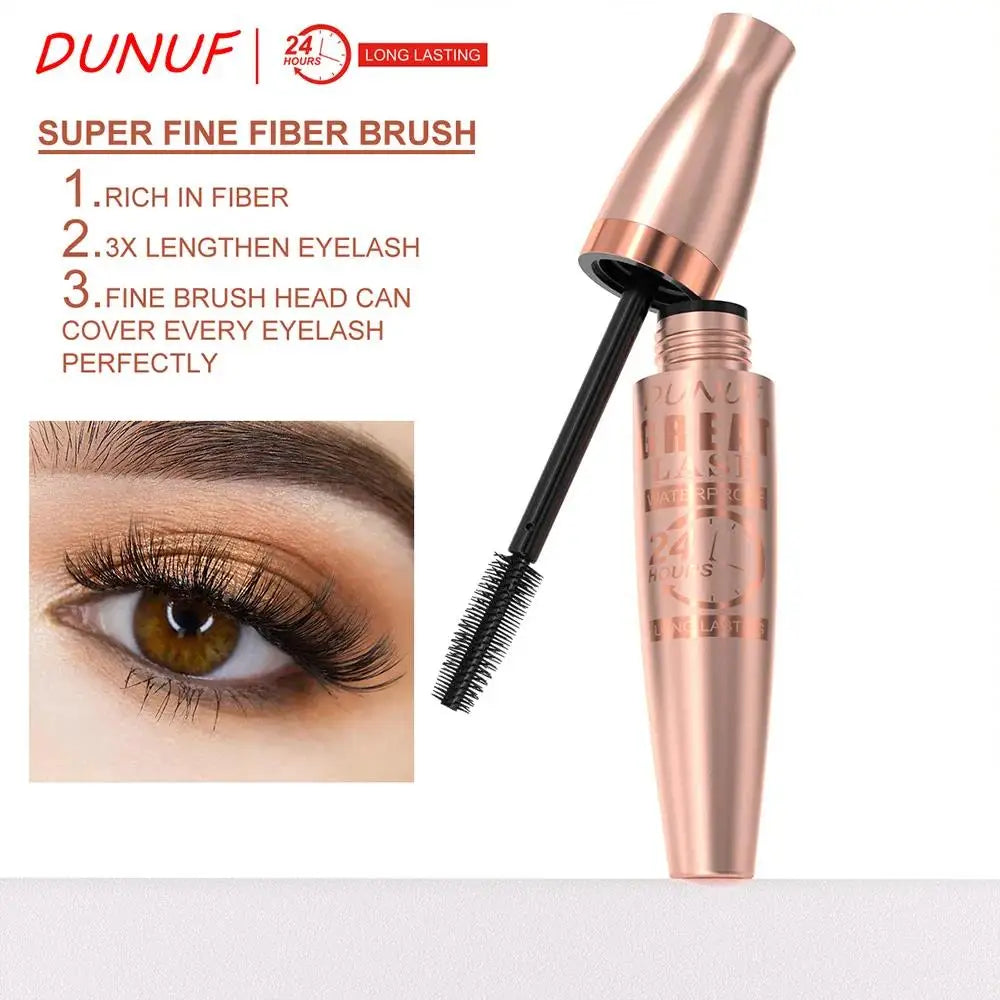 DUNUF 24H Waterproof Mascara – Volumizing & Lengthening