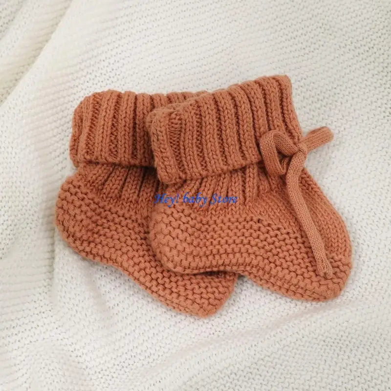 Knitted Baby Socks 0-6 Months | Soft, Warm & Breathable