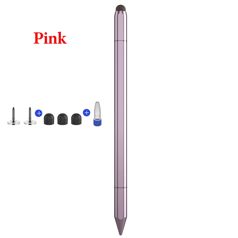 3 In 1 Stylus Pen For ipad Touch Pencil For Cell Phone Stylus For Android Pen For phone Touch Screen Magnetic Stylus Pen iphone Peaceful Pleasures Health and Wellness Pink(1pcs)
