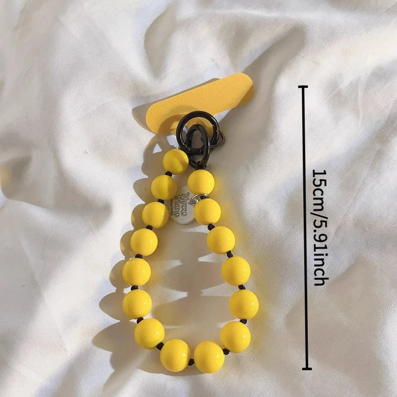 Beaded Phone Wrist Strap – Detachable Wristlet Lanyard