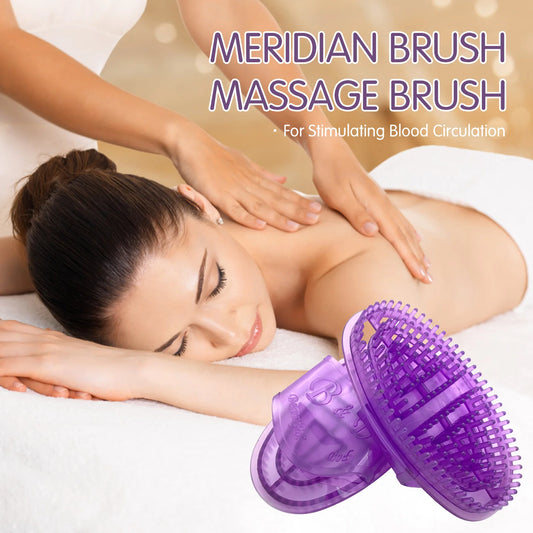 Massage Brush Handheld Massagers PVC Portable Body Scraping Massage Brush for Men Women Children Pets Peaceful Pleasures Health and Wellness