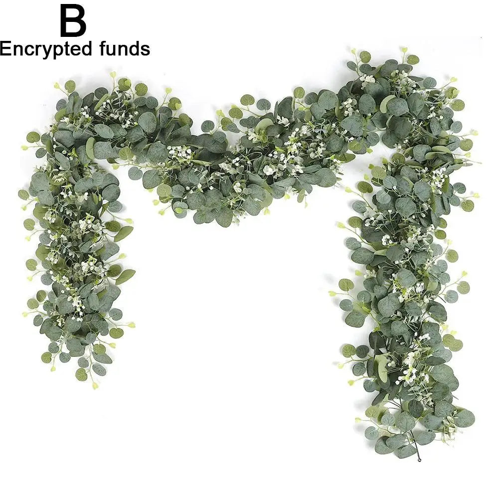180cm Artificial Eucalyptus Garland | Baby Breath Hanging Vine