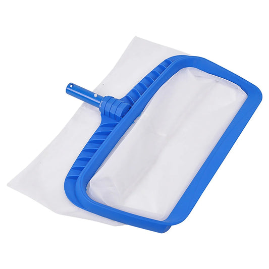 Swimming Pool Fine Mesh Leaf Skimmer Net Above Ground Pool Maintenance Pools Hot Tub Spas and Fountains Surface Cleaning Tools Peaceful Pleasures Health and Wellness white