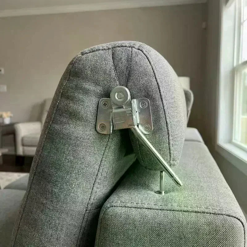 Sofa Headrest Lift Hinges 105-135mm Height Angle Adjuster 2Pcs Sofa Headrest Hinge Peaceful Pleasures Health and Wellness