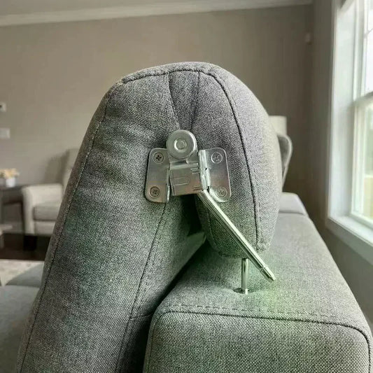 Sofa Headrest Lift Hinges 105-135mm Height Angle Adjuster 2Pcs Sofa Headrest Hinge Peaceful Pleasures Health and Wellness